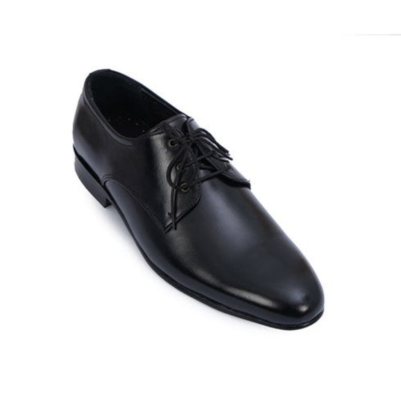 Bashwood Handmade Black Office Style Leather Oxfords